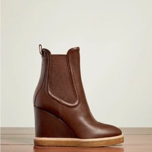 Veronica Beard Boots Aari 2 espresso Chelsea Wedge Booties boots 36